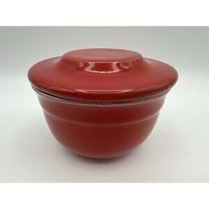 Emile Henry Stoneware Butter Bell 3” Red 16-10 Made in France